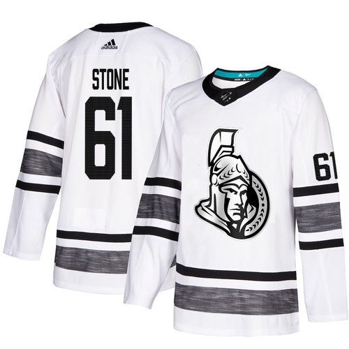 Ottawa Senators Trikot #61 Mark Stone Weiß 2019 All-Star Game Parley NHL